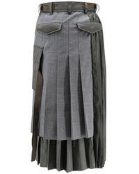 Sacai - Midi Skirts - Lyst