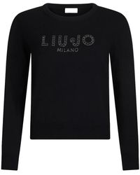 Liu Jo - Maglia Better Met Logo - Lyst