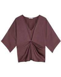 Summum - Overhemden ,Rood ,Satijn Top Silky Touch - Lyst