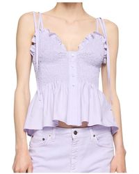 Dondup - Sleeveless Tops - Lyst