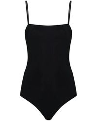 Jil Sander - Negro body slim tirantes - Lyst