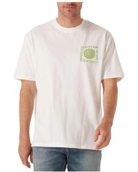 Scotch & Soda - Relaxed-Fit Gewaschenes Artwork T-Shirt - Lyst