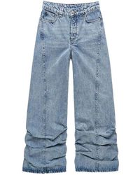 AVAVAV - Jeans ,Blauw ,Katoen Geplooide Jeans - Lyst