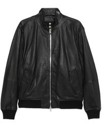 HUGO - Leather Jackets - Lyst