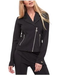Liu Jo - Jersey Jas Met Rits - Lyst