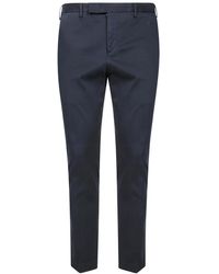 PT01 - Broeken ,Blauw ,Geverfde Capo Broek - Lyst