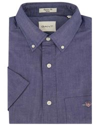 GANT - Short Sleeve Shirts - Lyst