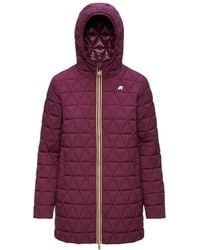 K-Way - Sophie Diamond Quilted Warm Jacket - Lyst