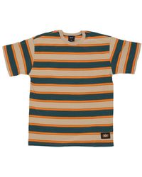 Huf - Tops ,Veelkleurig ,Katoen Gestreept Gebreid T-Shirt - Lyst
