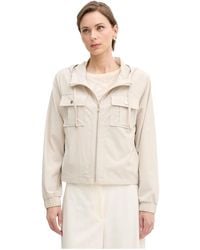 Joseph Ribkoff - Jassen ,Stretch Woven Hooded Boxy Utility Jacket - Lyst