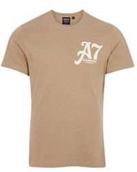 Barbour - Vintage-inspiriertes legendary a7 t-shirt braun - Lyst