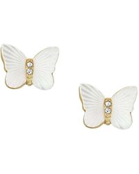 Fossil - Sutton Radiant Wings Oorbellen - Lyst