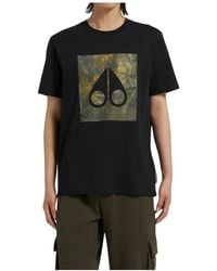 Moose Knuckles - Schwarzes Hemlock T-Shirt - Lyst