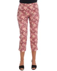 Dolce & Gabbana - Pantalones de brocado floral capri - Lyst