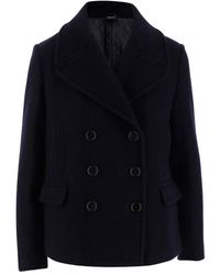Aspesi Double-breasted Fitted Jacket - Blauw