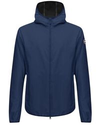 Colmar - Jassen ,Blauw ,Polyester Softshell Jas Met Capuchon - Lyst