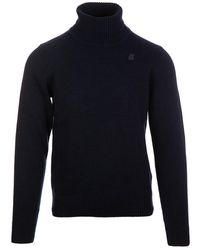 Heren Kleding voor voor Truien en gebreide kleding voor Mouwloze truien Guess Broek Blauw in het Zwart voor heren 