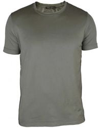 Loro Piana - Khaki grünes baumwoll t-shirt - Lyst