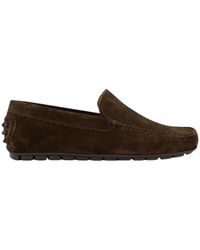 Gibaldi - Schoenen ,Bruin ,Bruine Driver Loafer Voor - Lyst