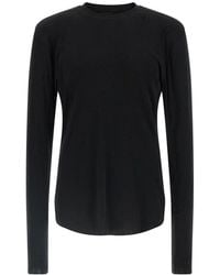 Thom Krom - Tops ,Zwart ,Katoen M Ts 969 Long Sleeve T-Shirt - Lyst
