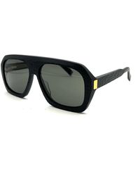 Dunhill - Schwarze sonnenbrille für frauen - Lyst