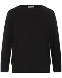 Zanone - Schwarze Wollpullover Für Frauen - Lyst