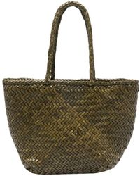 Dragon Diffusion - Tassen ,Groen ,Leer Grace Basket Small - Lyst