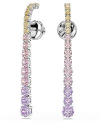 Swarovski - Matrix Tennis Drop Ohrringe - Lyst