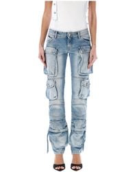 The Attico - Essie Cargo Jeans - Lyst