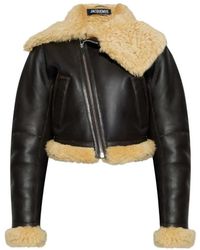 Jacquemus - Braune Reißverschlussjacke Lange Ärmel - Lyst