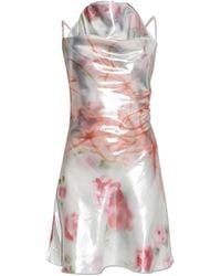DIESEL - Slim Fit Mini Dress With Adjustable Neckline And Straps - Lyst