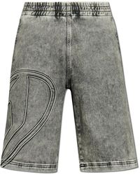 DIESEL - D-Enny-S Track Shorts - Lyst