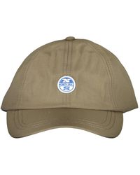 North Sails - Cappello in poliammide verde con visiera e logo - Lyst