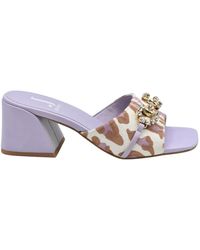 Jeannot - Zapatos planos lila estampado de leopardo - Lyst