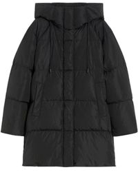 Weekend by Maxmara - Jassen ,Zwart ,Leer Newbembo Midi Parka - Lyst