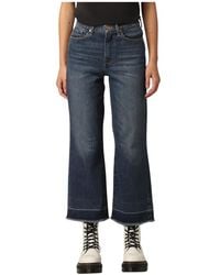 7 For All Mankind - Cropped Alexa Adore Jeans - Lyst