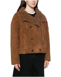 Ermanno Scervino - Jassen ,Bruin ,Dubbele Rij Licht Jack - Lyst