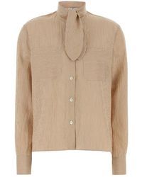 PT Torino - Overhemden ,Geborduurde Jersey Viola Shirt - Lyst