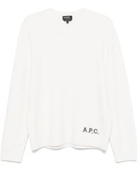 A.P.C. - Round-Neck Knitwear - Lyst