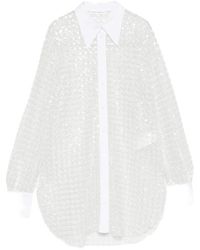 Niccolò Pasqualetti - Overhemden ,Wit ,Katoen T003 Marianne Silve Shirt - Lyst