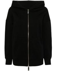 Max Mara - Cotton Blend Jersey Texture Hoodie - Lyst