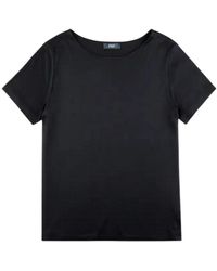 Fay - Tops ,Zwart ,Klassiek Poloshirt - Lyst