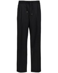 Brunello Cucinelli - Broeken ,Zwart ,Wol Leisure Fit Broek - Lyst