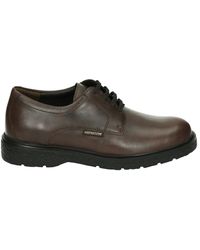 Mephisto - Casual Bruine Leren Schoenen - Lyst