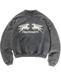 Represent - Hoodies & Sweatvesten ,Grijs ,Katoen Sweatshirts & Hoodies - Lyst