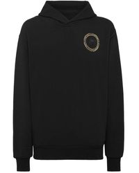Philipp Plein - Fitness ,Zwart ,Katoen Hooded Sweatshirt Tiger - Lyst