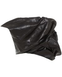 Rick Owens - Draper Bustier Zwart Kalfsleer Top - Lyst