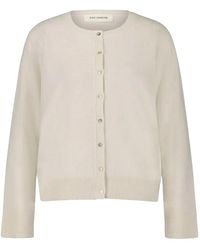 Sofie Schnoor - Off Femininer Cardigan Mit Knöpfen - Lyst
