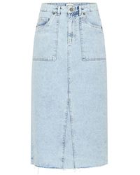 Ichi - Midi Denim Rok - Lyst