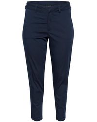 Kaffe - Broeken ,Blauw ,Midnight Marine Chino Broek - Lyst